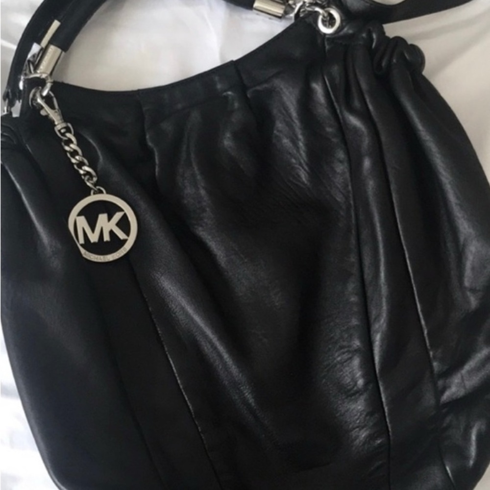 Michael Kors Black Leather Handbag